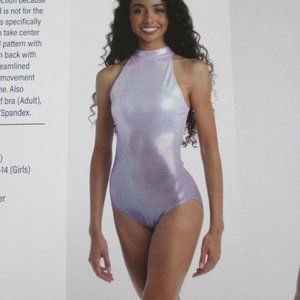 Leotard New Danz N Motion Size 8-10 MC Girls Dance Ballet Gymnastics Purple